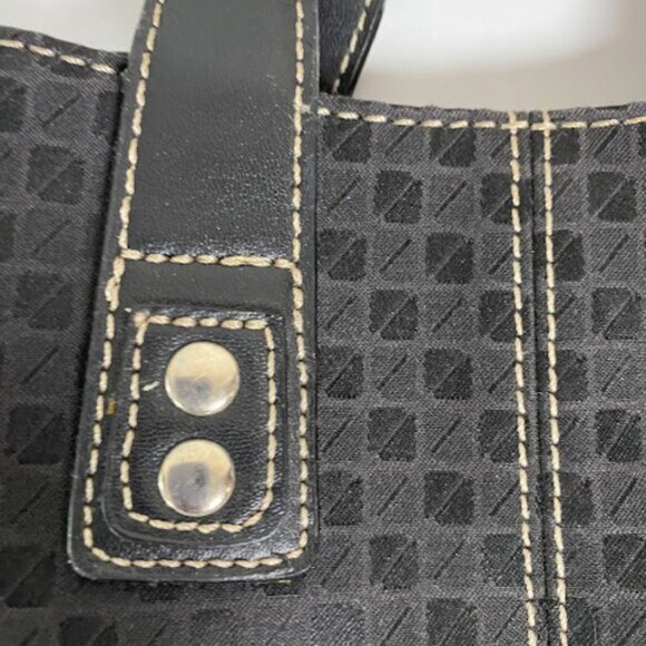 Nine & Company Women's Black Shoulder Bag Tote Small - Picture 6 of 7